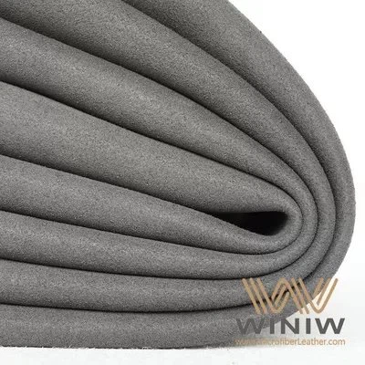Mikrofiber faux mocka pu läder material nötningsbeständig färdig vattentät
